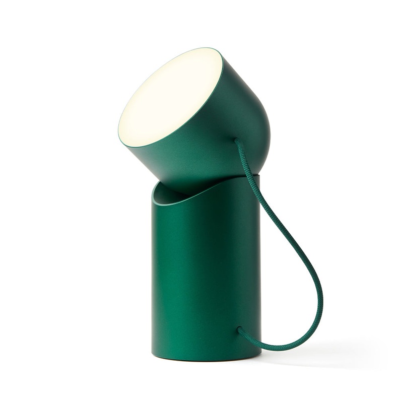 Lexon Orbe Portable Led Lamp With Moving Head – Green