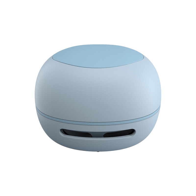 Blue Cordless Tabletop Crumb Sweeper – USB Rechargeable Mini Vacuum for Desk