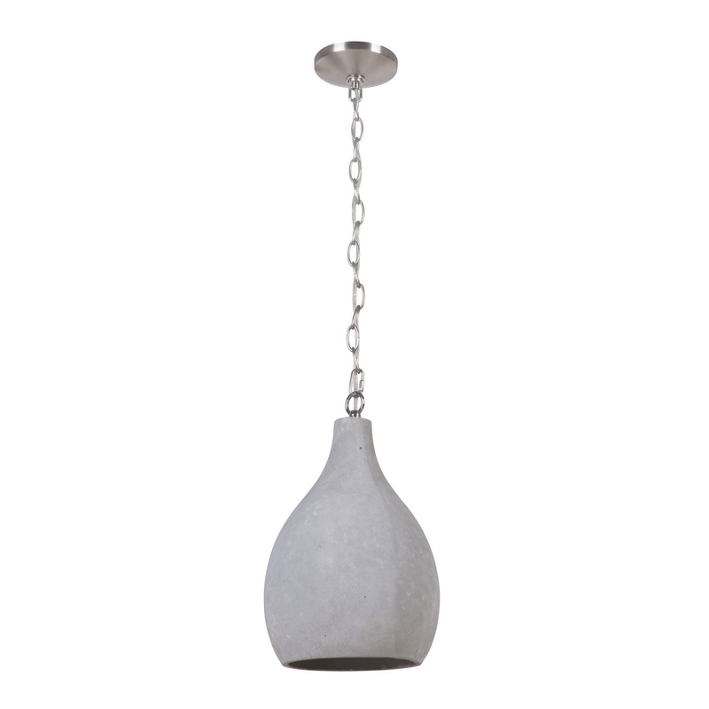Craftmade P689BNK1 Mini Pendant One Light Mini Pendant Brushed Polished Nickel (Discontinued)