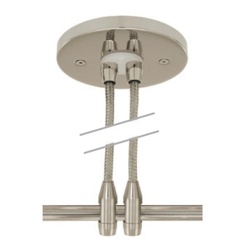 Dual Feed Remote Canopy 4″  in Satin Nickel Finish by Stone Lighting