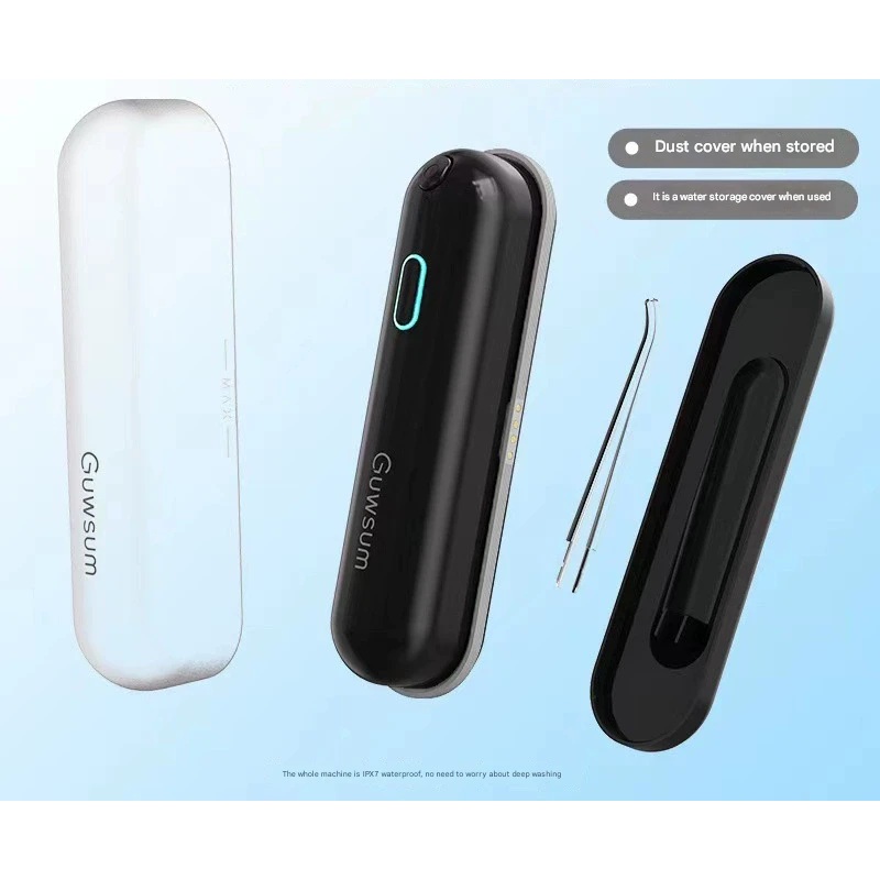 Mini Portable Oral Irrigator – IPX68 Waterproof, UV Sterilization, 3 Modes, Magnetic Charging(Gray)