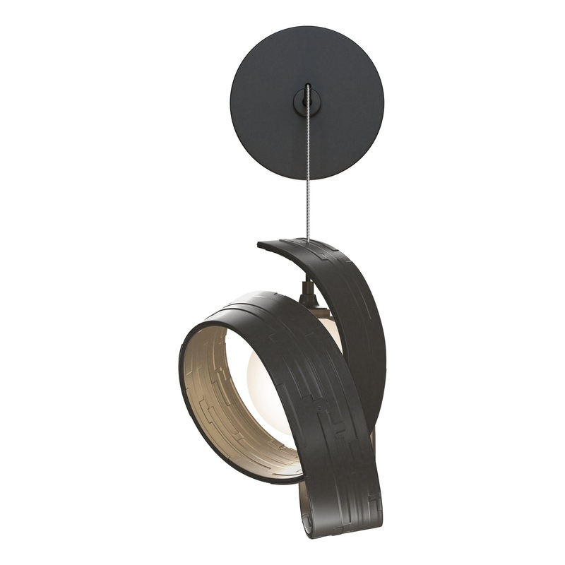 Riza Low Voltage Sconce Dark Smoke