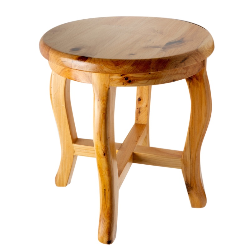 ALFI brand AB4406 11″ Cedar Wood Round  Stool Multi-Purpose Accessory