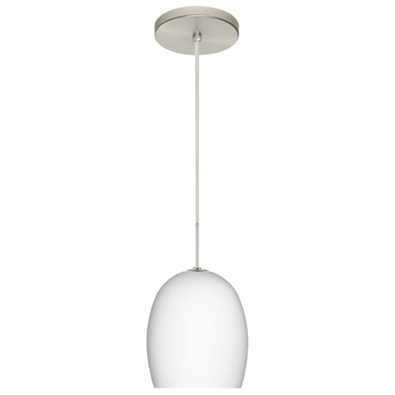 Besa 1JT-169707-SN Lucia One Light Pendant Satin Nickel