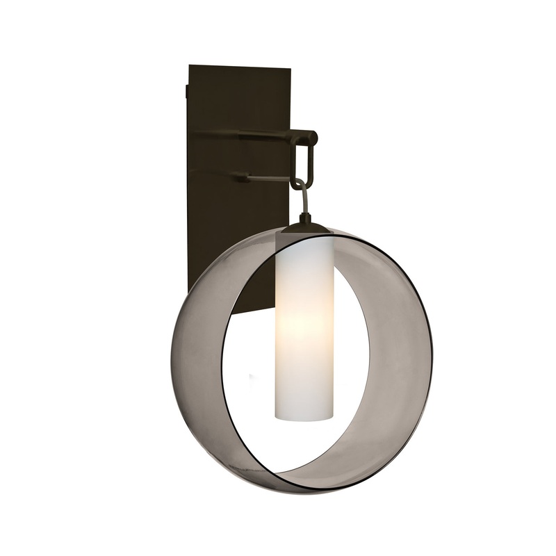 Besa 1WP-PLATOSM-BR Plato One Light Wall Pendant Bronze