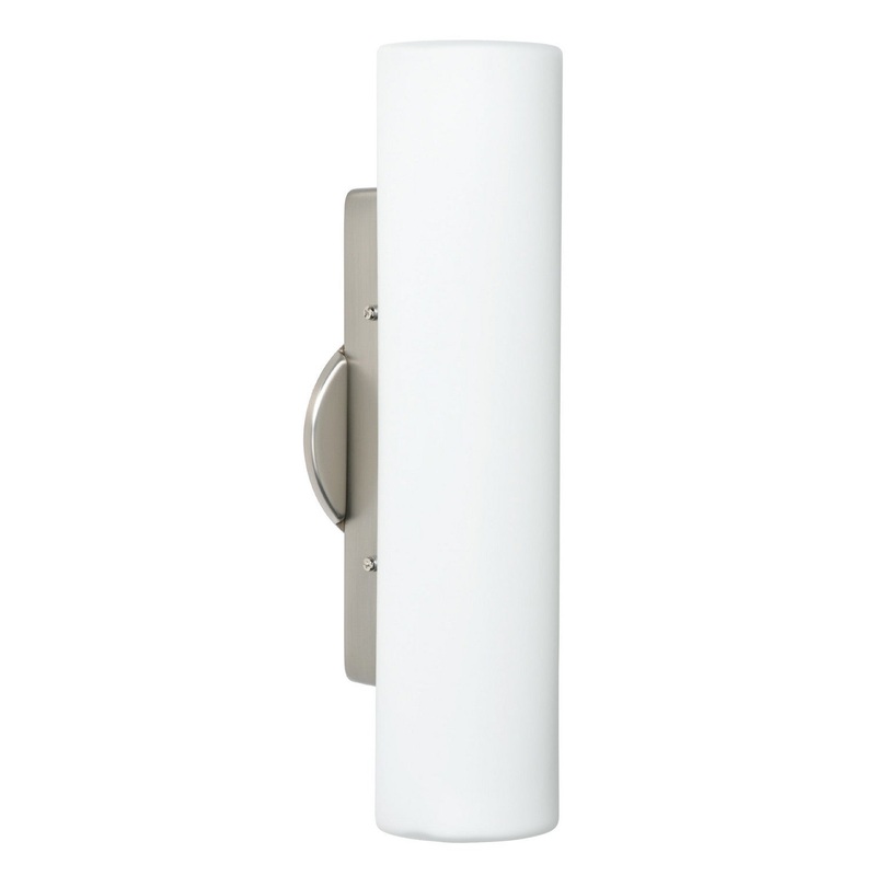 Besa 770207-SN Baaz Two Light Wall Sconce Satin Nickel