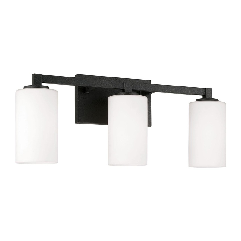 Capital Lighting 119831BI-545 Ravenwood 3 Light Vanity Black Iron