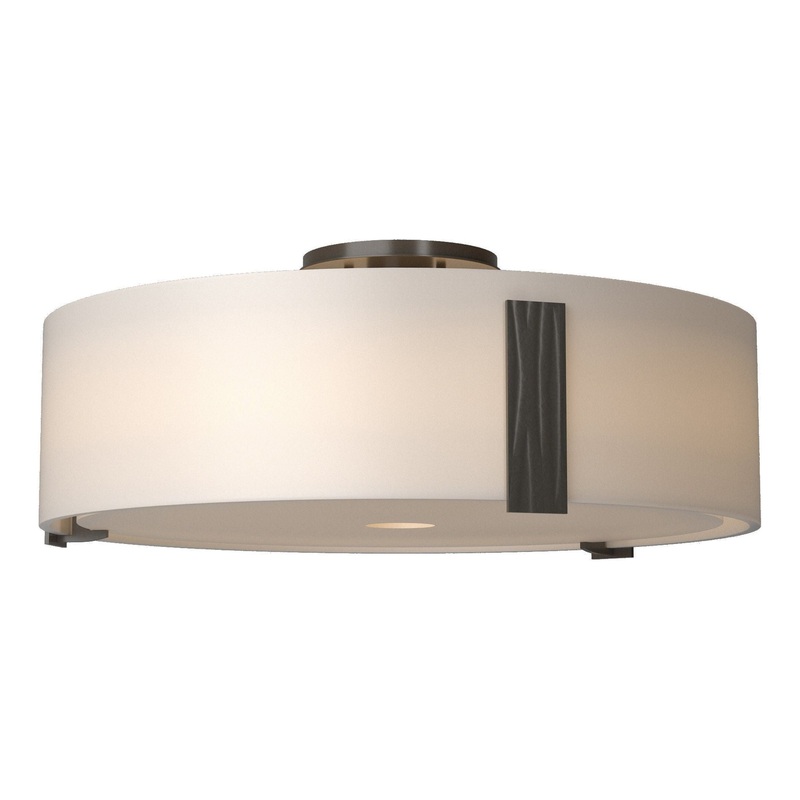 Impressions Large Semi-Flush Bronze