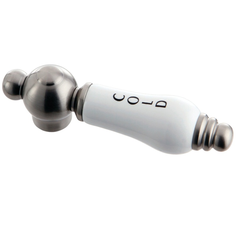 KSH3608PLC Cold Porcelain Lever Handle, Brushed Nickel