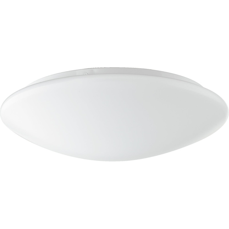 LED Ceiling Mount from the Round Acrylic Ceiling Mounts Collection in White Finish by Quorum
