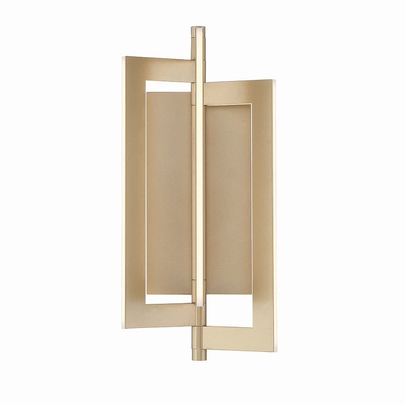 LED Wall Sconce from the Livra Collection in Gold Finish by Eurofase
