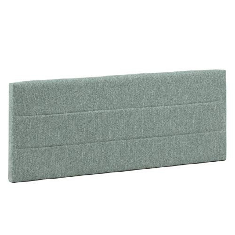 marcKonfort Testiera Rivestita in Tela Miconos 160×60 cm Color Verde, Imbottita con Spuma, rifinita con Effetto capitonn, 8 cm di Spessore, Include Hardware per Il Fissaggio alla Parete