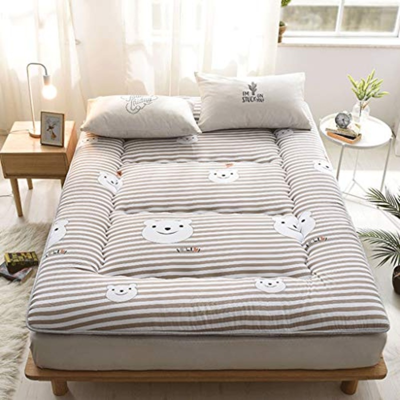 Materasso pieghevole futon giapponese In stile giapponese Spesso Futon Tatami Materasso Mat, Meditazione Mat, Materasso Mat, – antiscivolo cuscino di sonno materasso pieghevole – 3 colori facoltativi