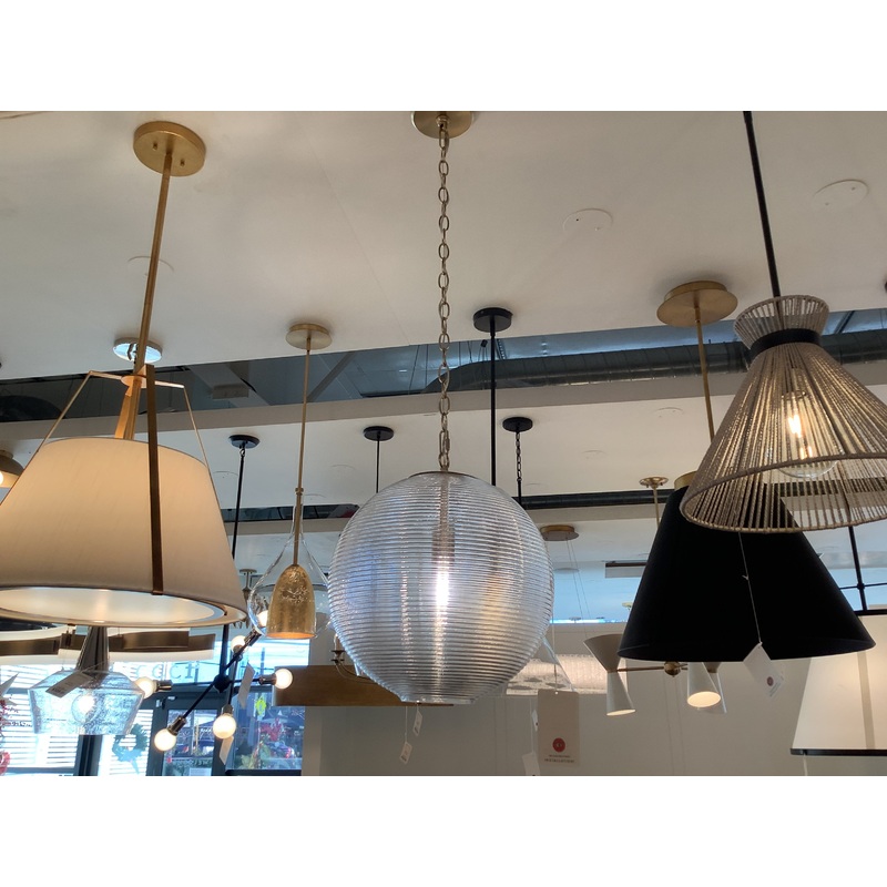 One Light Pendant from the Dolan Collection in Matte Brass Finish by Capital Lighting (Clearance Display, Final Sale)