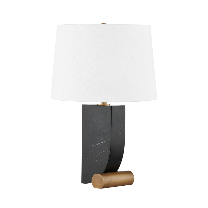 One Light Table Lamp from the Yellowstone Collection in Pbt Finish by Troy Lighting