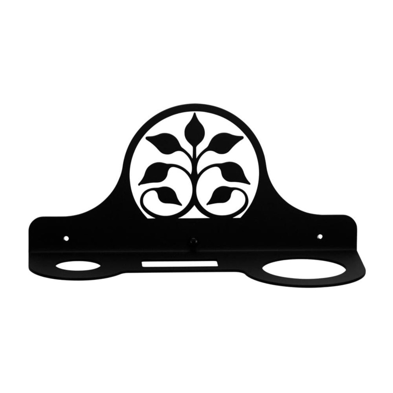 Village Wrought Iron HD-109 Leaf Fan Hair Dryer Rack