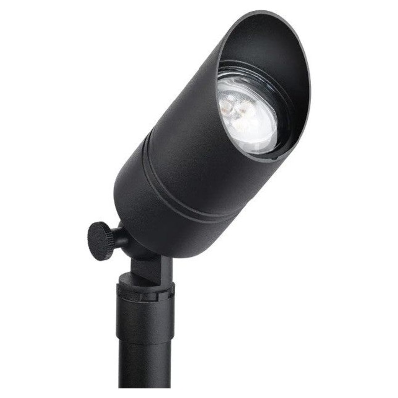 5″ MR16 12V Drop-In Accent Fixture Black Brass