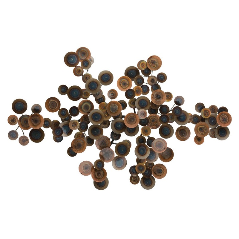 Arteriors 3052 Rizzo Wall Sculpture Rusted Burnt Iron
