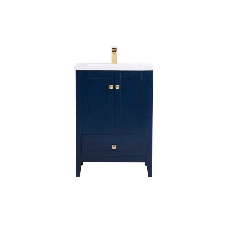 Bathroom Vanity from the Aqua Collection in Blue Finish by Elegant Lighting