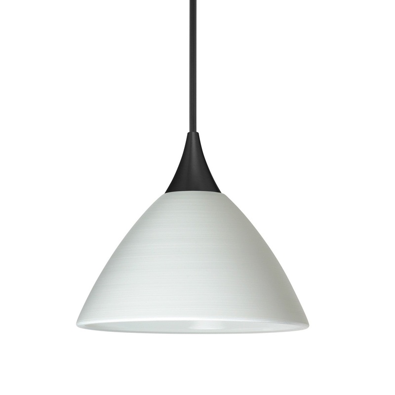 Besa 1XT-1743KR-BK Besa Domi Pendant One Light Pendant Black