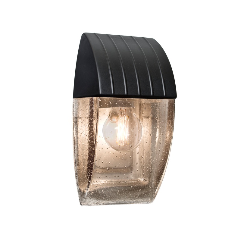 Besa AQUACP-CL-EDIL-BK Costaluz Aqua LED Outdoor Wall Sconce Black