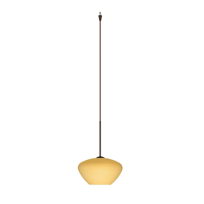 Besa XP-5410VM-BR Peri One Light Pendant Bronze