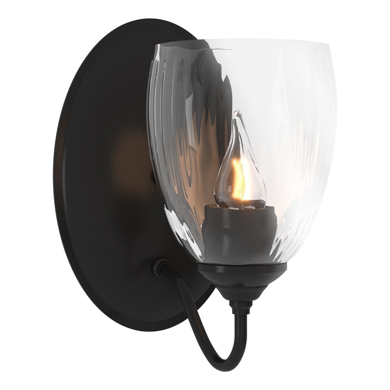 Simple Lines Sconce Black