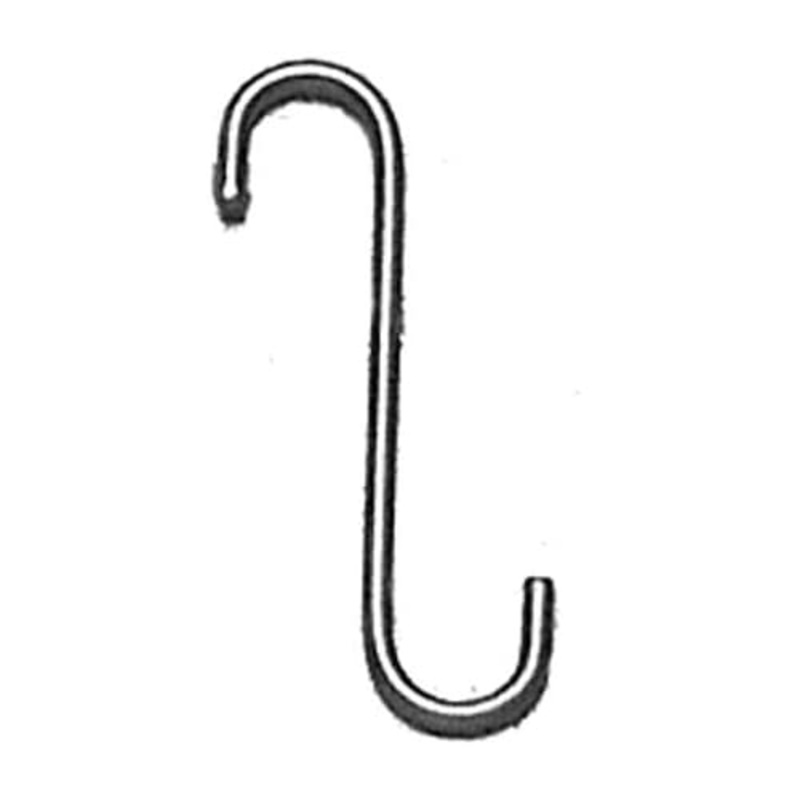 Village Wrought Iron SH-4-A S Hook 4 Inch L and 3/4 Inch W