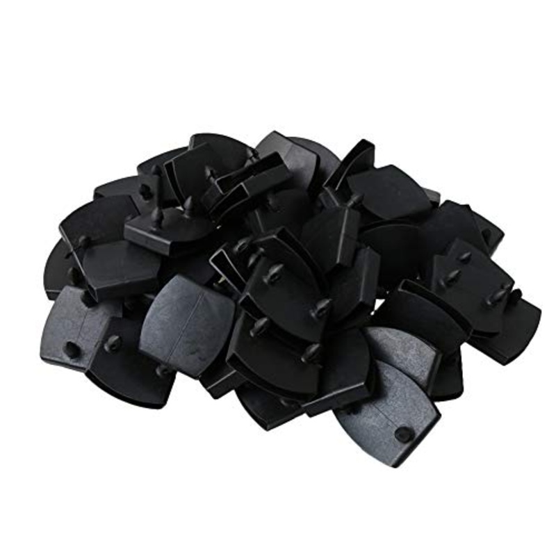 Yibuy – Supporti di ricambio per doghe del letto, 50 unit, in plastica, lunghezza: 53 mm