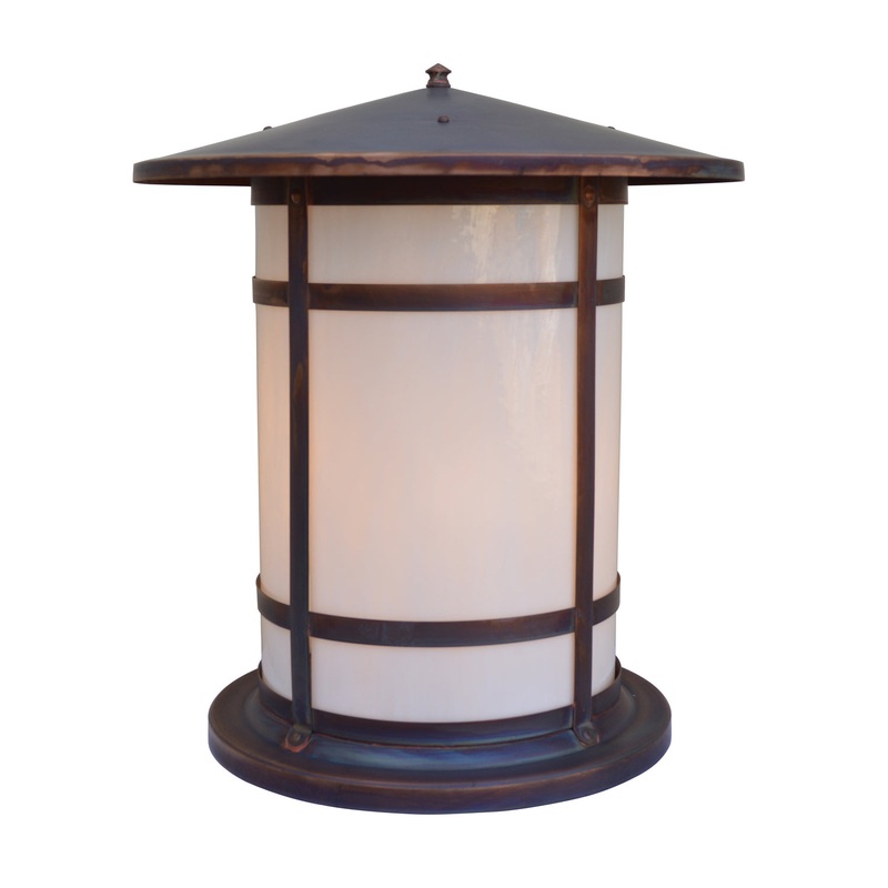 Arroyo BC-17LWO-RC Berkeley One Light Column Mount Raw Copper