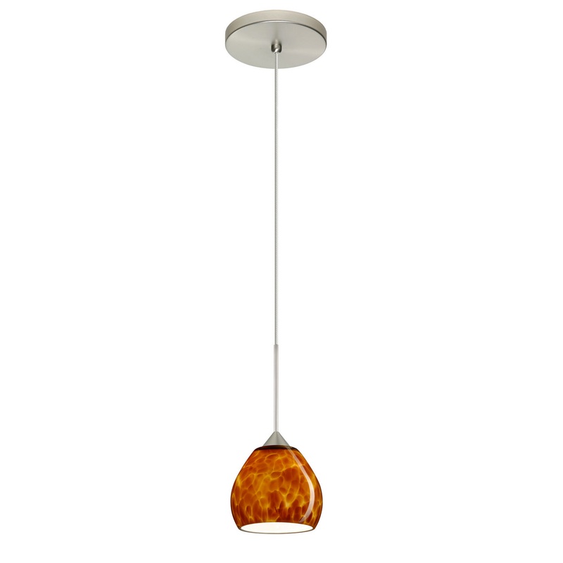Besa 1XT-560518-SN Tay Tay One Light Pendant Satin Nickel (Discontinued)