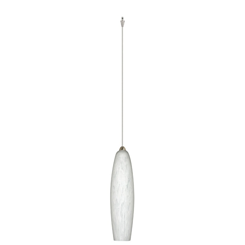 Besa XP-439519-SN Zumi One Light Pendant Satin Nickel