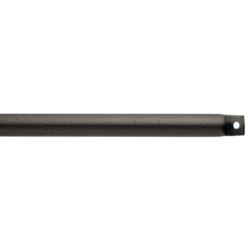 Kichler 360001AVI Fan Down Rod, Anvil Iron
