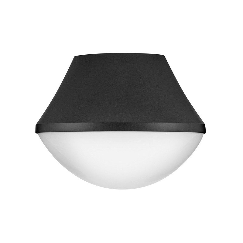 LED Flush Mount from the Haddie Collection in Black Finish by Lark