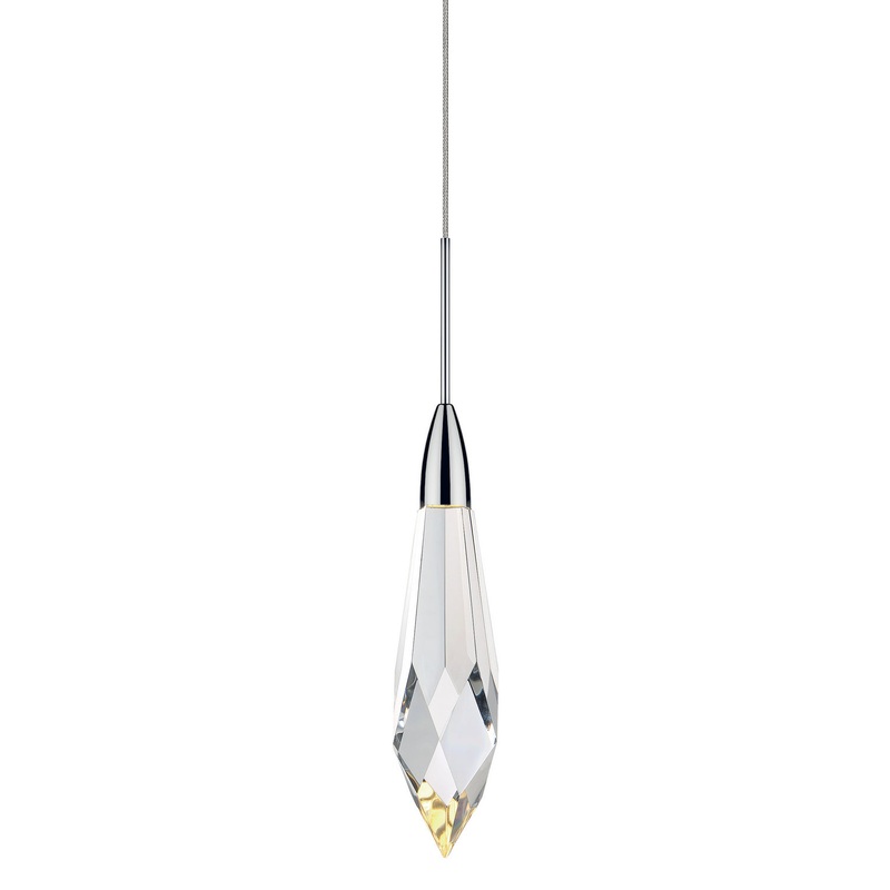 LED Pendant from the Marquis Collection in Polished Nickel Finish by Stone Lighting