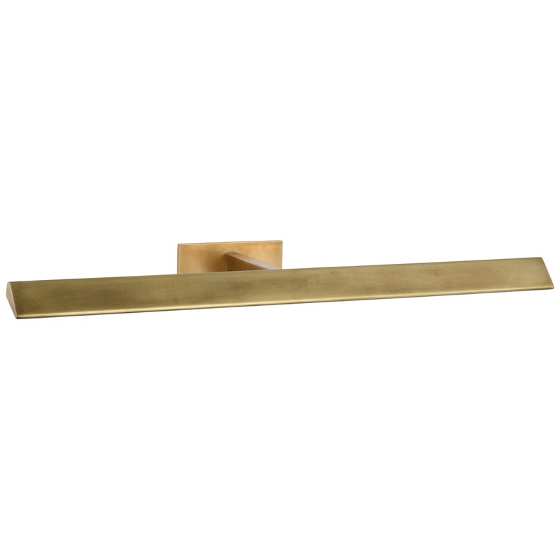 LED Picture Light from the Petrel Collection in Hand-Rubbed Antique Brass Finish by Visual Comfort Signature