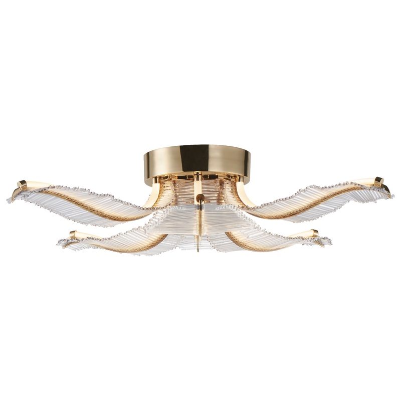Lillet 6-Light LED Flush Mount Gold