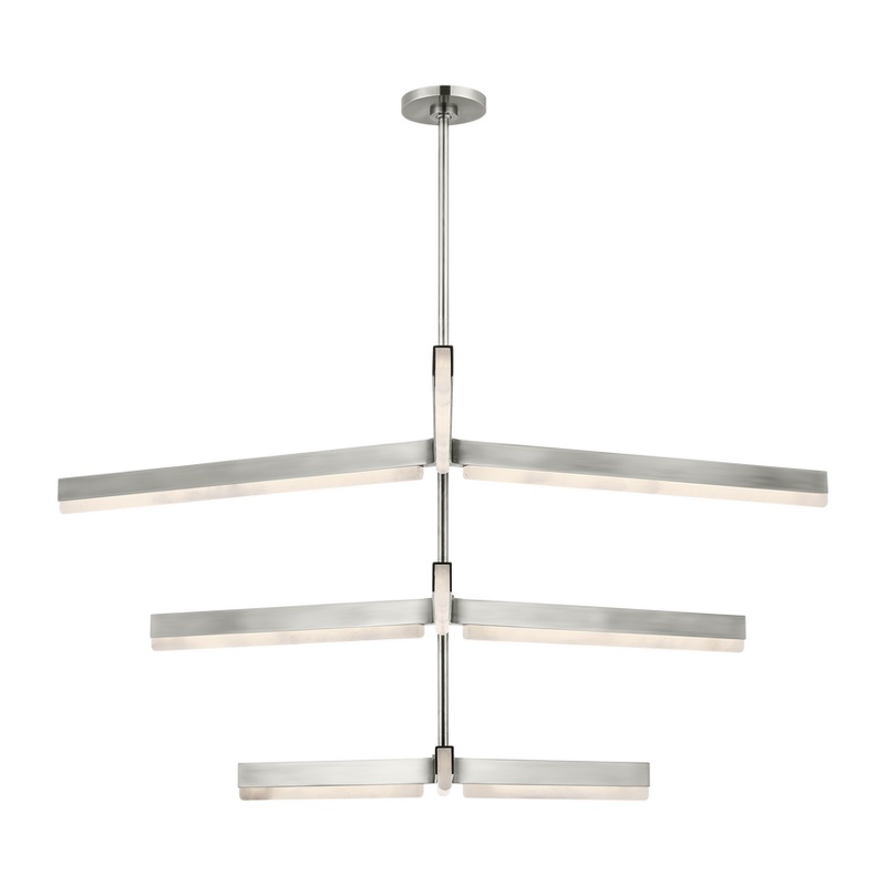Linea 56 Three Tier Chandelier Antique Nickel