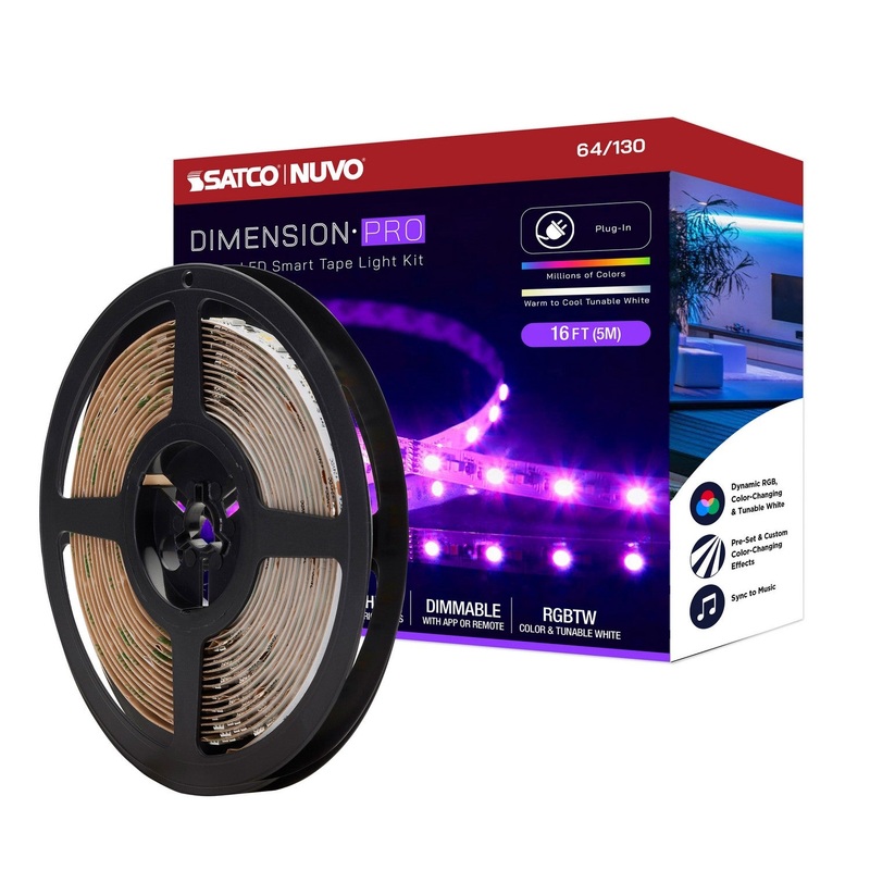 Tape Light in White Finish by Nuvo Lighting
