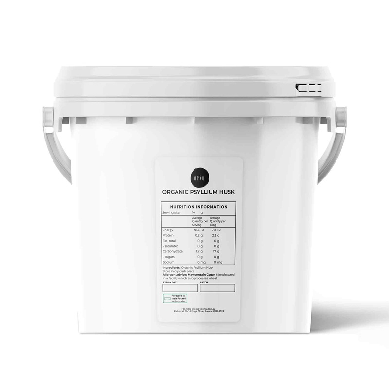 2Kg Organic Psyllium Husk Tub – Isabgol Ispaghula Natural Fibre Source