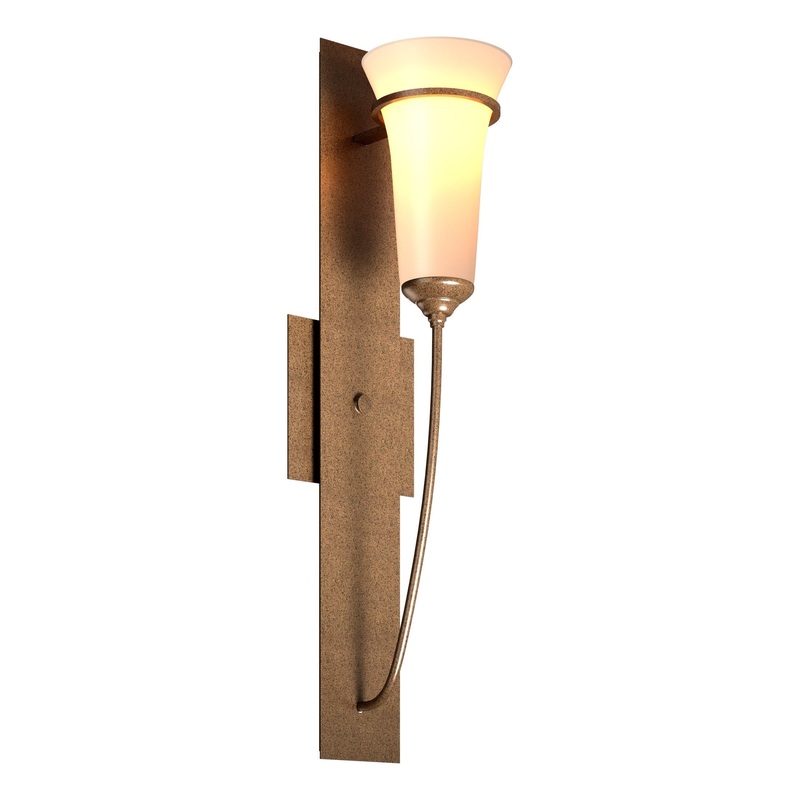 Banded Wall Torch Sconce Bronze