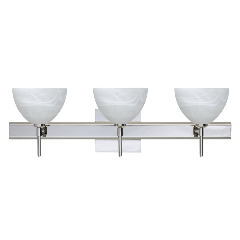 Besa 3SW-467952-CR-SQ Brella Three Light Wall Sconce Chrome (Discontinued)