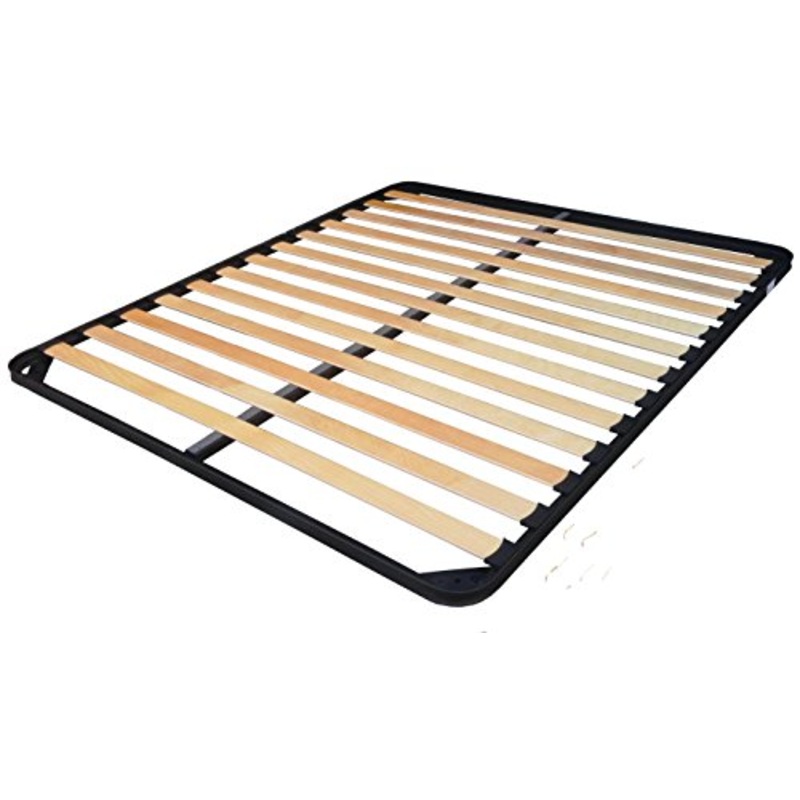 DOLCI SOGNI Rete Matrimoniale 160×200 Senza Piedi Rinforzata con Barra Centrale, Massimo Sostegno, Doghe Letto Matrimoniale, Rete Matrimoniale 160×200 per Letto Contenitore, 100% Made in Italy