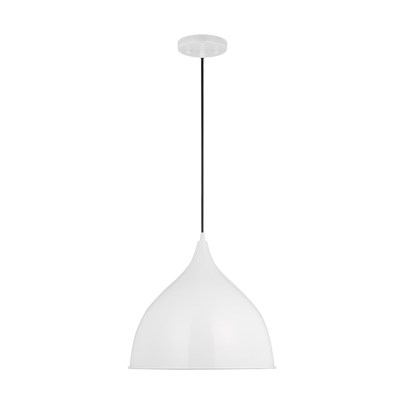 Grant One Light Pendant White