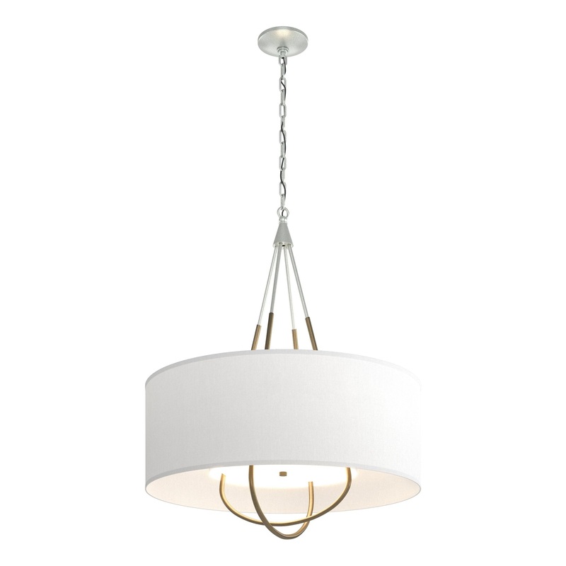 Loop Pendant Vintage Platinum Soft Gold Natural Anna Shade (SF)