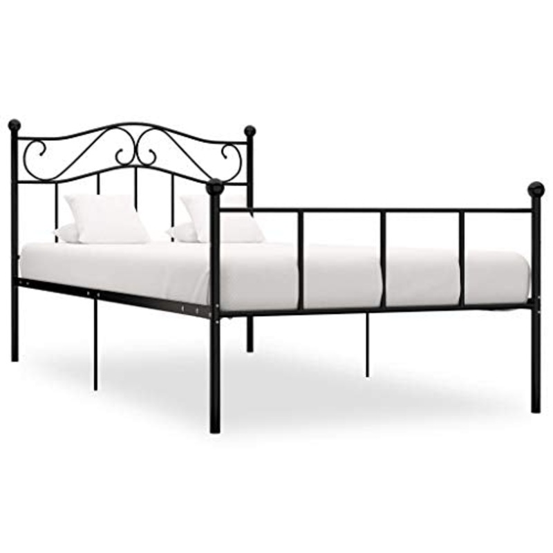 SKM Giroletto Nero in Metallo 90×200 cm (12.4kg)