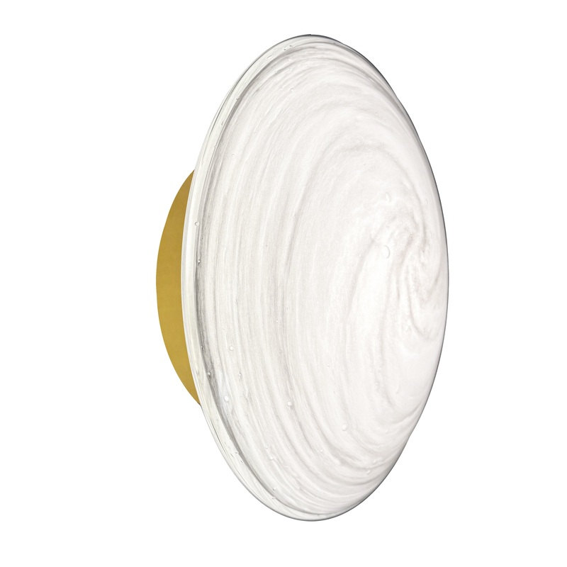 Wenona 5W Wall Sconce Aged Brass