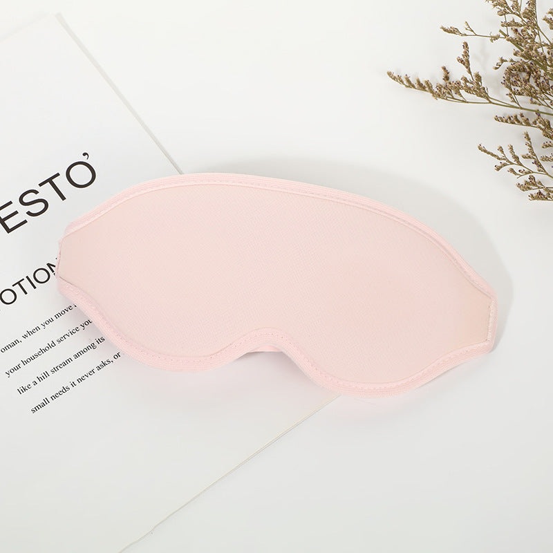 2 Pcs Pink 3D Contoured Eye Mask – Total Blackout, Pressure-Free Memory Foam, Skin-Friendly & Breathable for Deep Rest