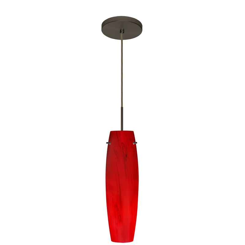 Besa 1BT-4121MA-HAL-BR Tu Tu One Light Pendant Bronze