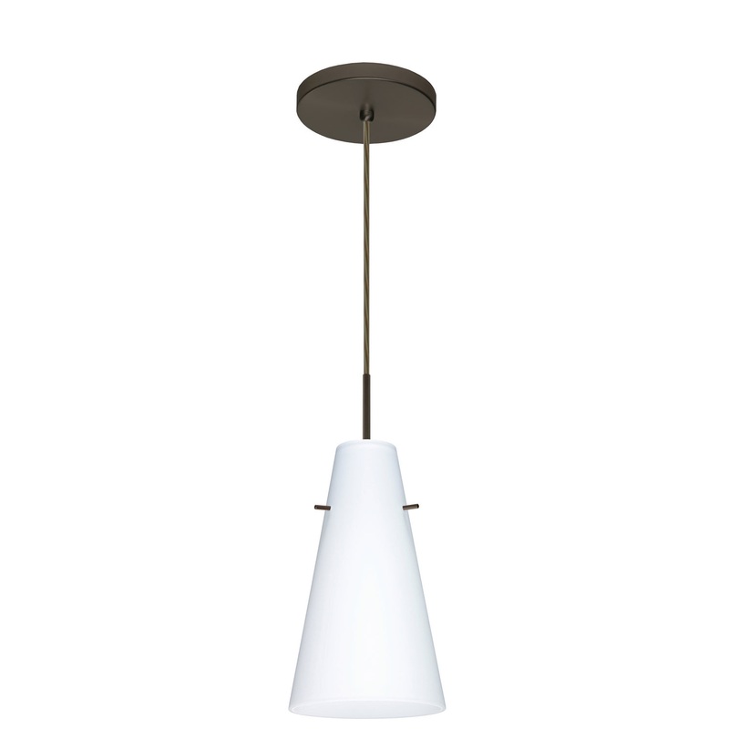 Besa 1JT-412407-O1-BR Cierro One Light Pendant Bronze (Discontinued)